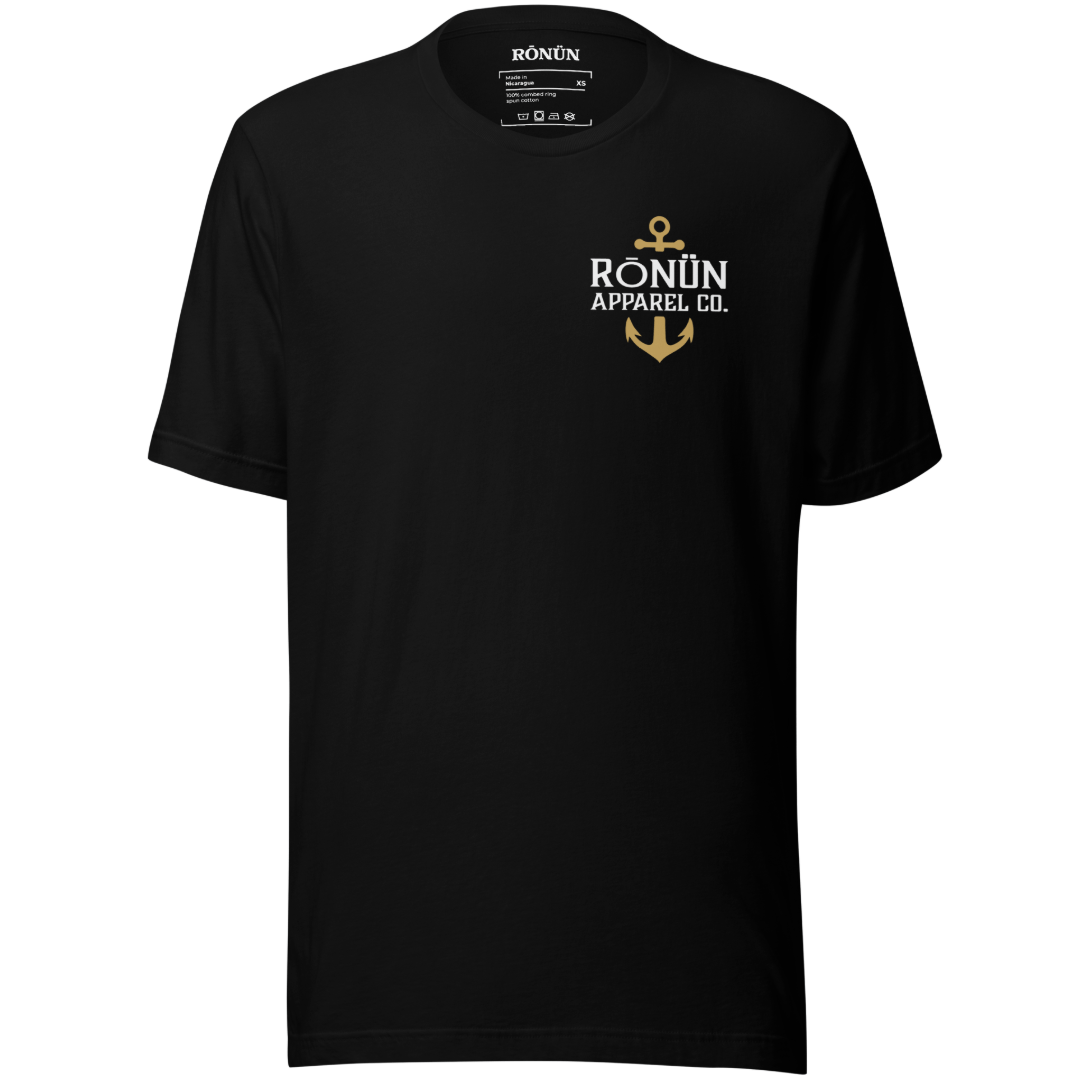 Time & Tide Tee - Black - RŌNÜN
