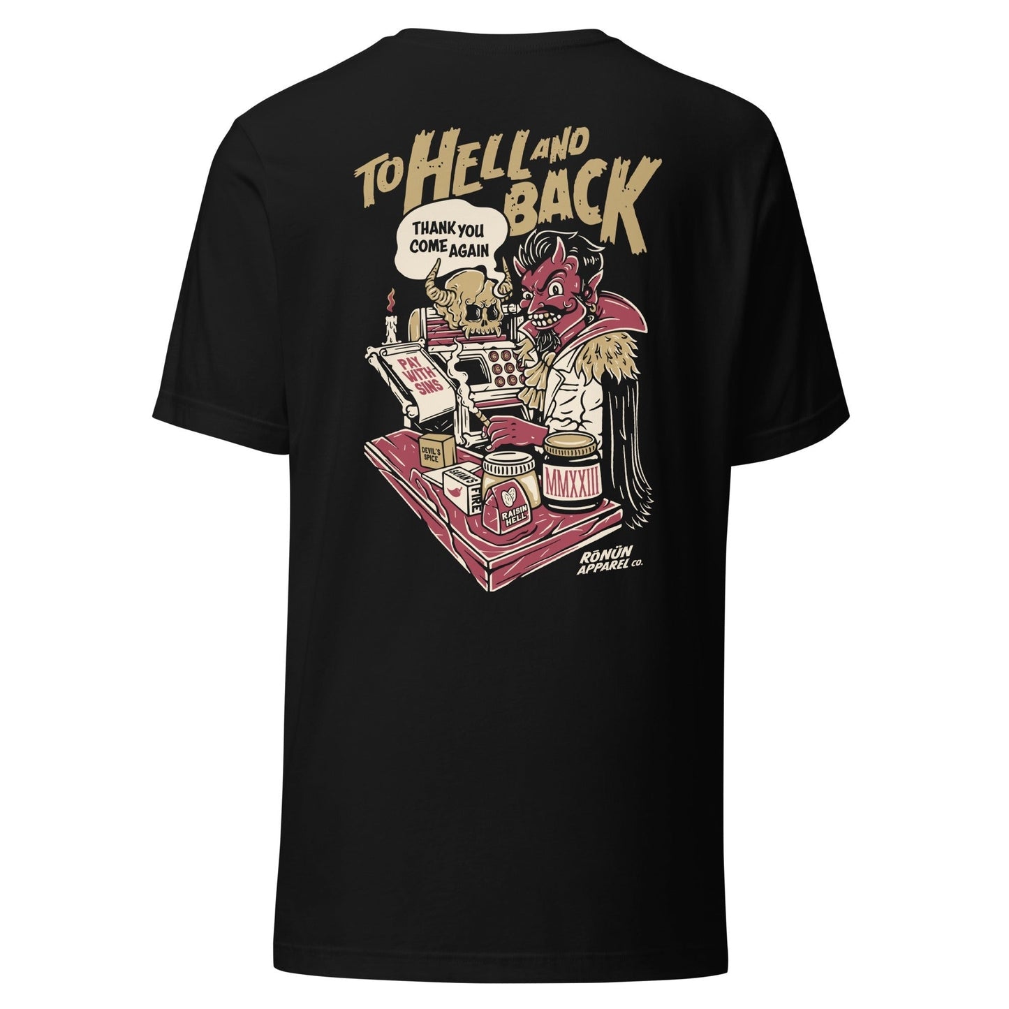 To Hell & Back Tee - Black - RŌNÜN