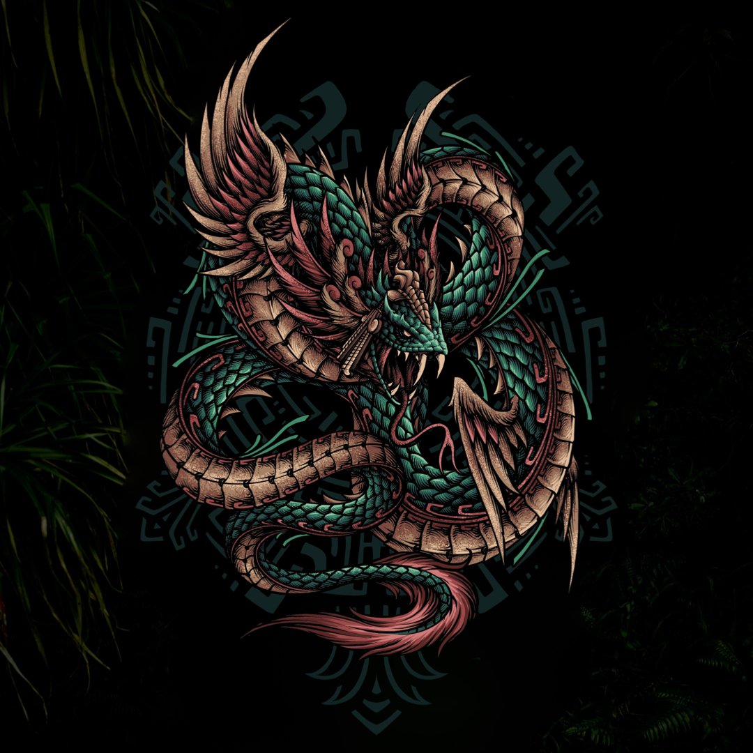 Quetzalcoatl Tee - RŌNÜN