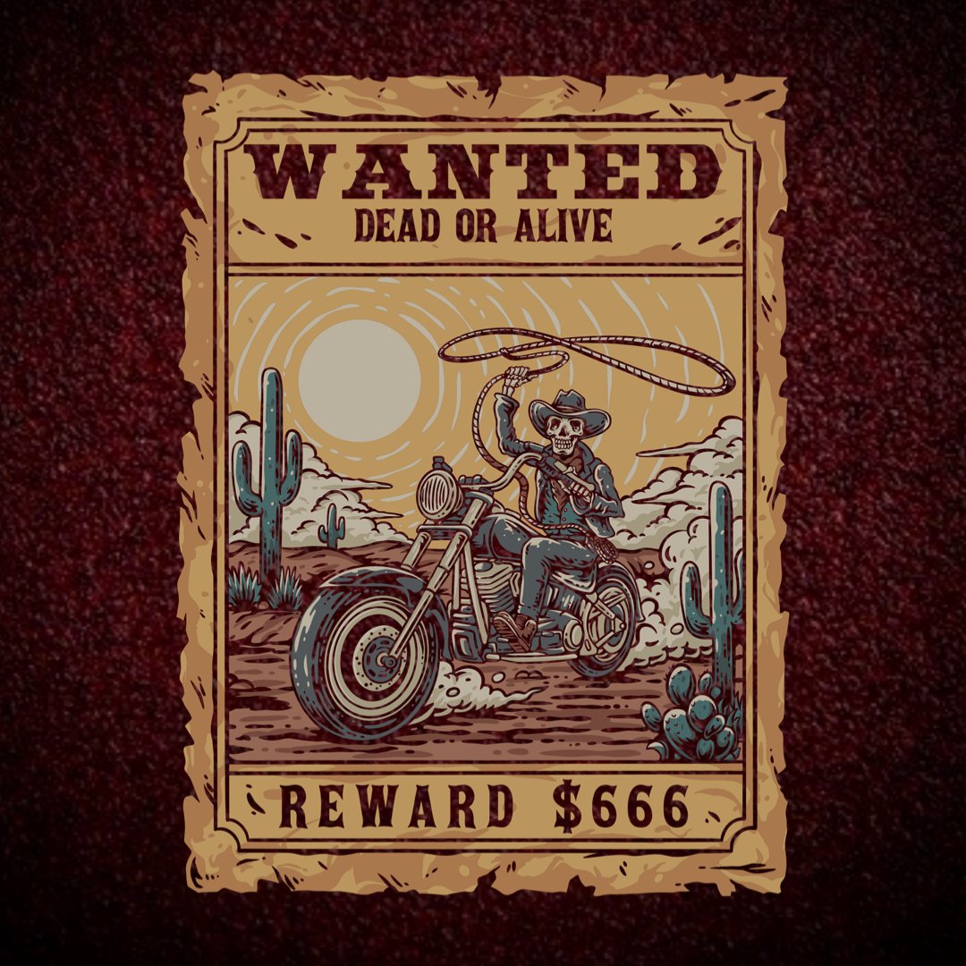 Wanted Dead or Alive Tee - RŌNÜN