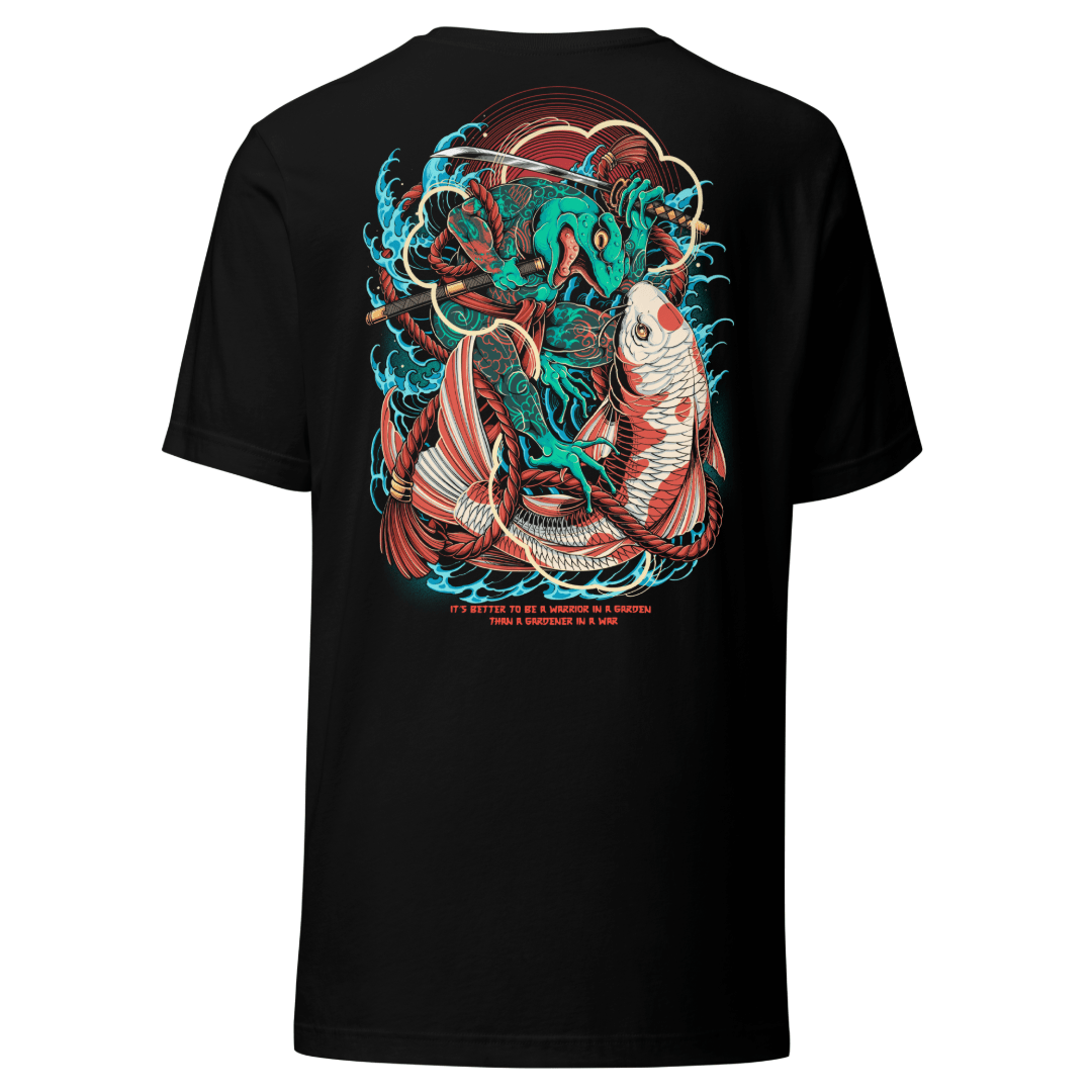 Warrior In A Garden Tee - Black - RŌNÜN