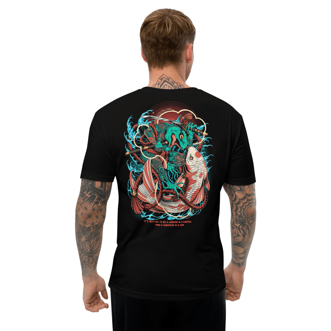 Warrior In A Garden Tee - Black - RŌNÜN